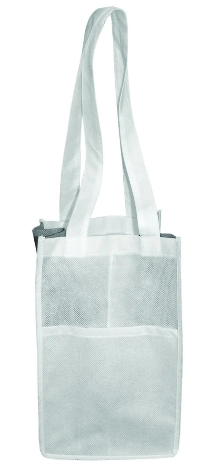 4 Bottle Wine Bags - Unprinted