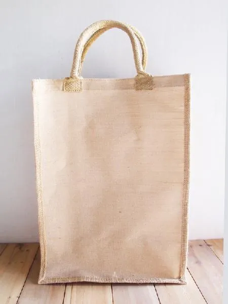 48 ct Affordable Natural Jute Blend Tall Tote - TJ909 - By Case