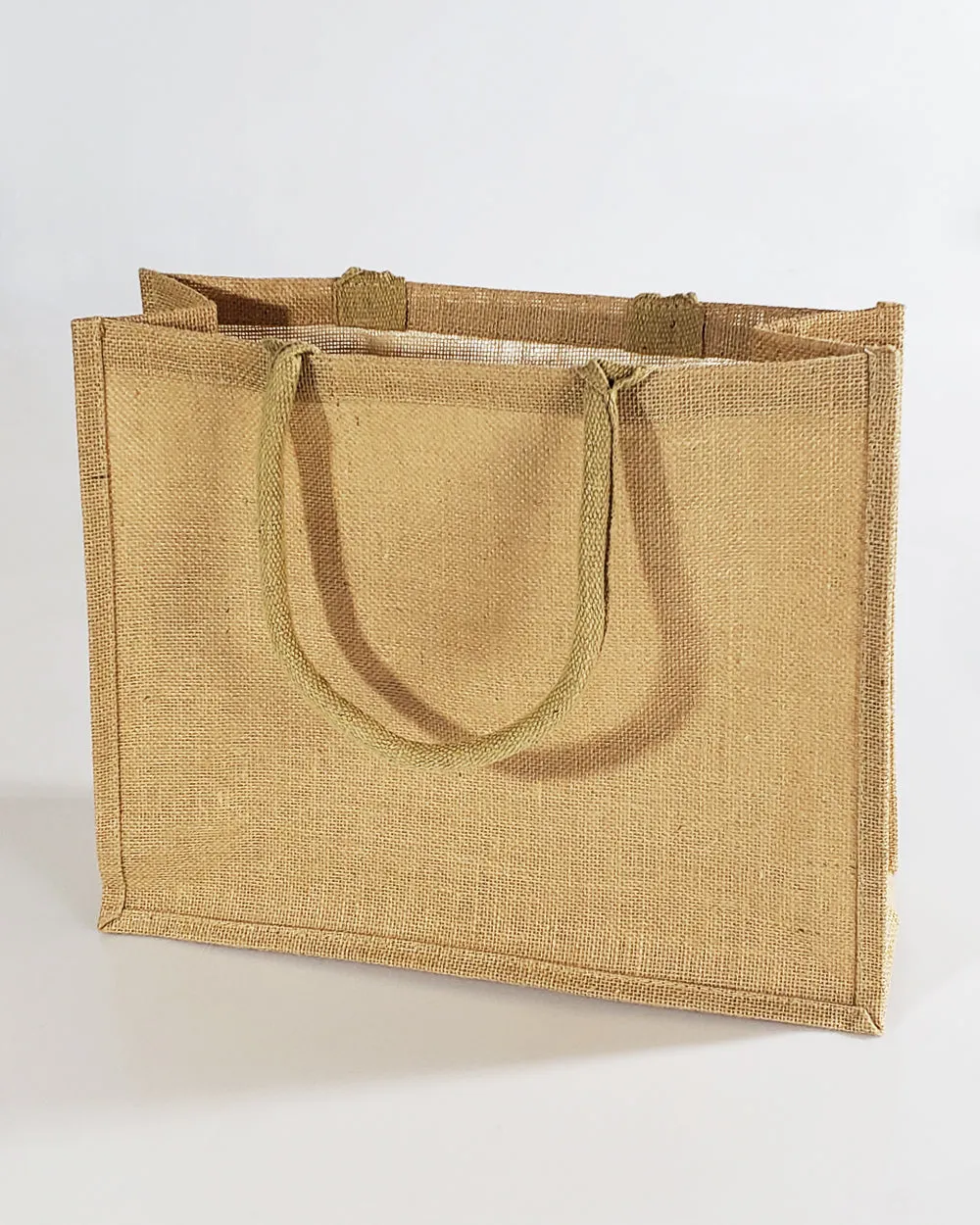 6 ct Large Burlap Shopping Bags / Reusable Jute Totes - By Bundle