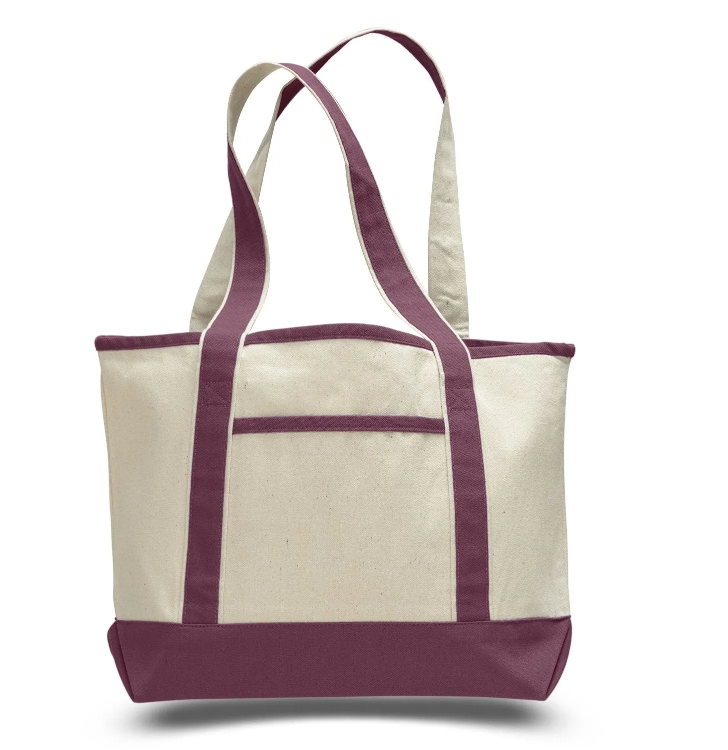 72 ct Medium Size Heavy Canvas Deluxe Tote Bag - By Case - Alternative Colors