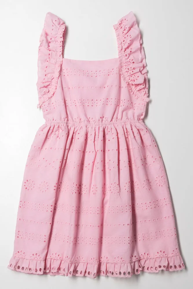 Anglaise Dress Pink