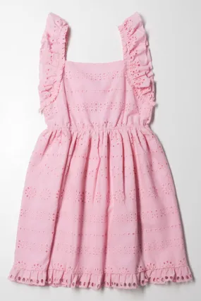 Anglaise Dress Pink