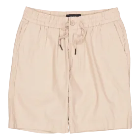 Barcelona Cotton / Linen Short Khaki