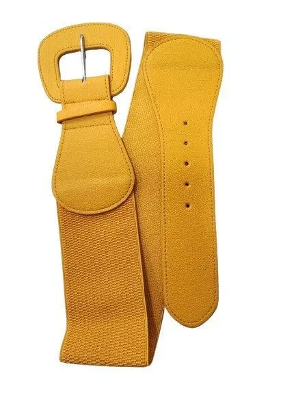 Basic Belt Stretch Elastic with Buckle in many colors