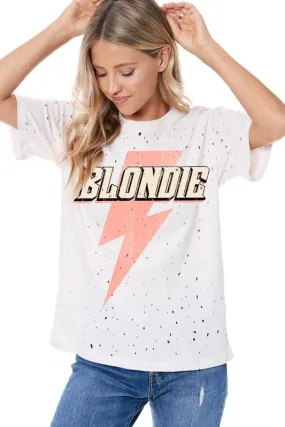 BLONDIE TEE - WHITE