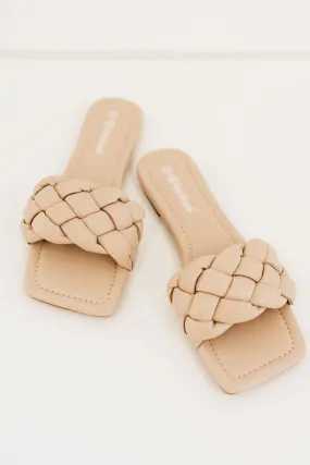 Cakewalk Woven Square Toe Sandals