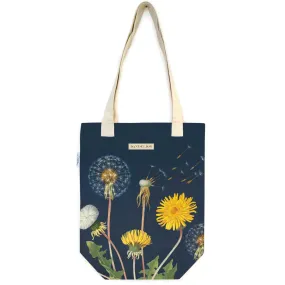 Cavallini & Co. Vintage Inspired Tote Bag  - 13" x 16" (33 cm x 40.5 cm) - Dandelions