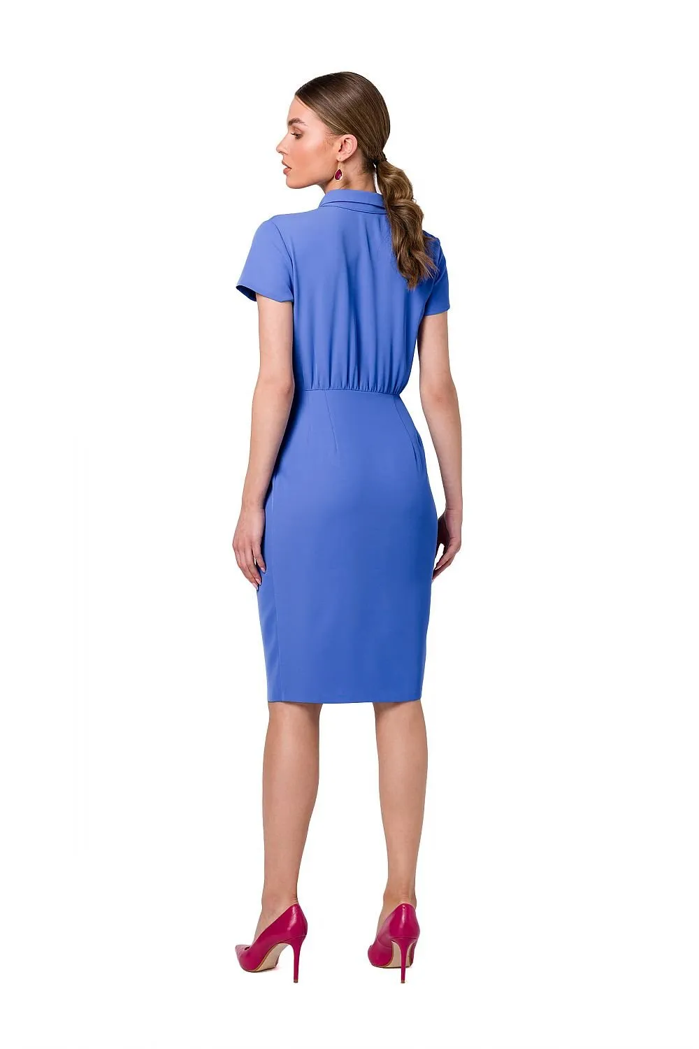 Chic Front-Button Daytime Dress