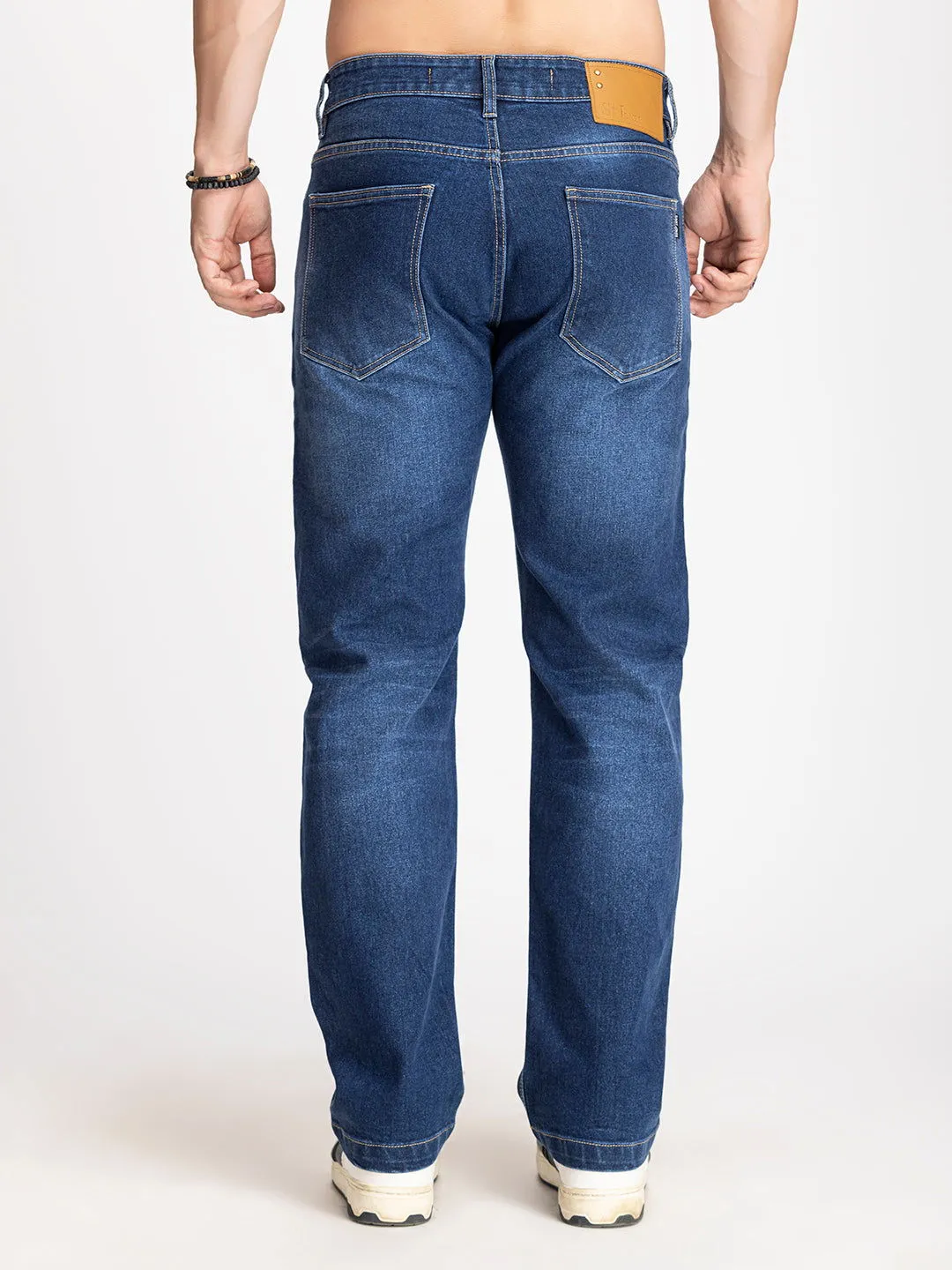 DARK BLUE COMFORT JEANS