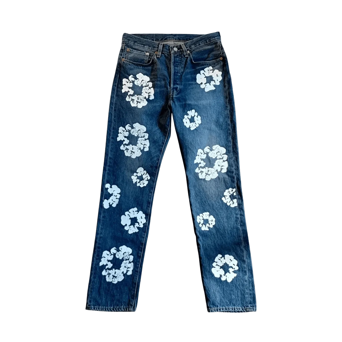 Denim Tears X Levi's Cotton Wreath Jeans 'Dark Wash'