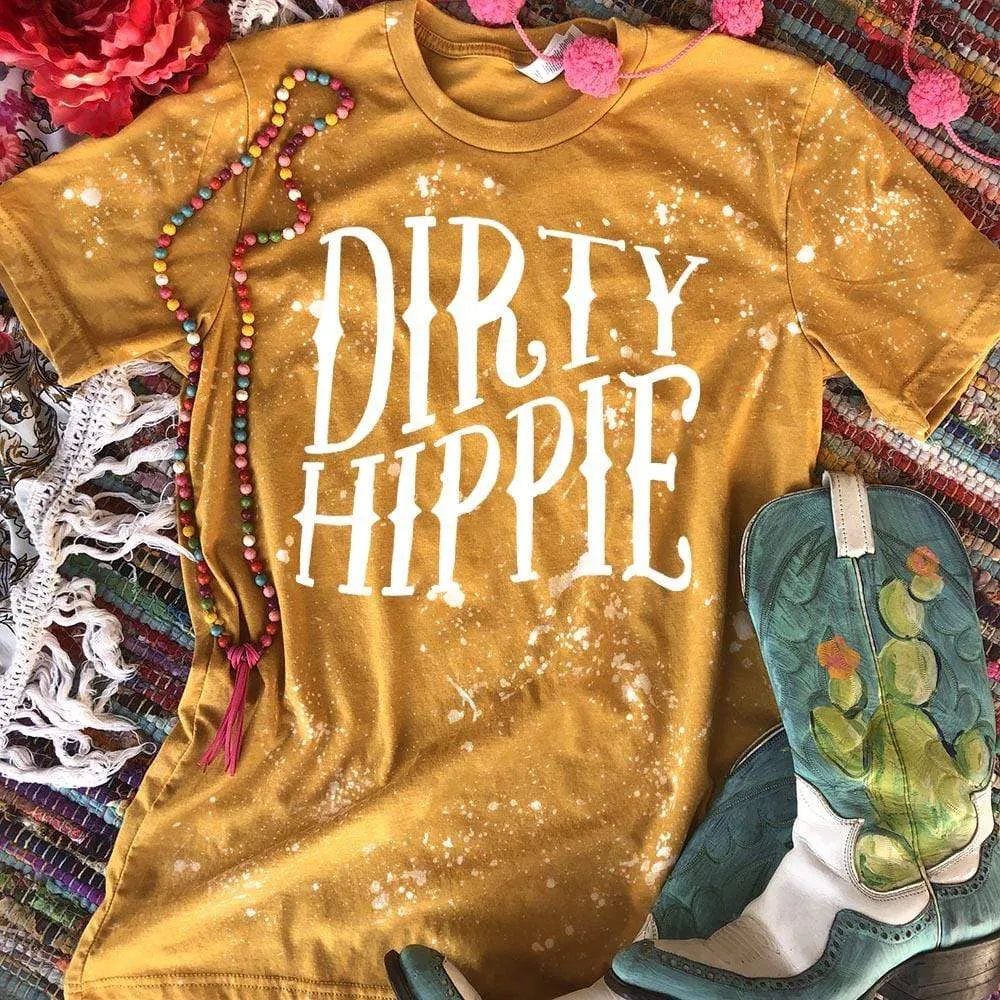 Dirty Hippie Graphic Tee (made 2 order) LC