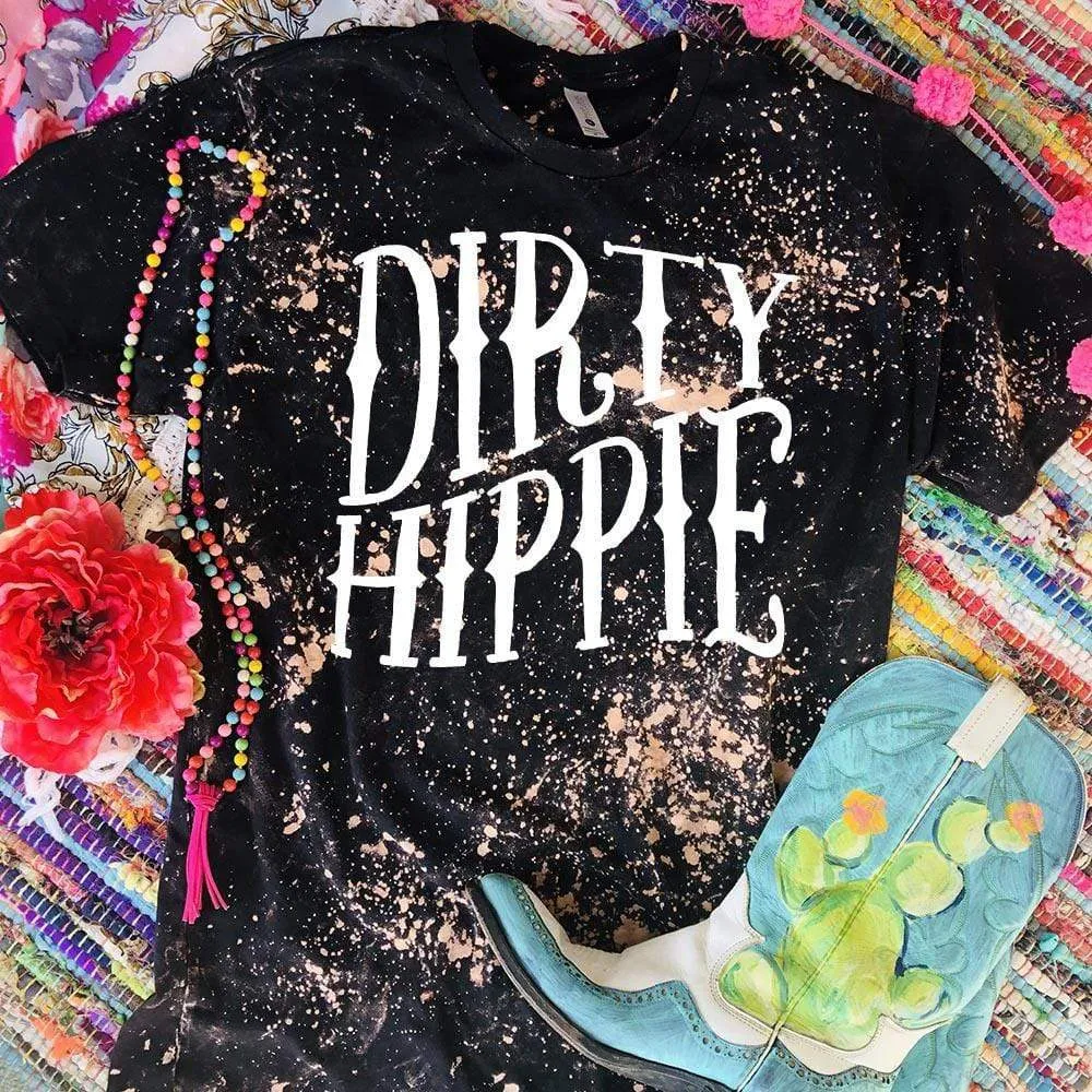 Dirty Hippie Graphic Tee (made 2 order) LC