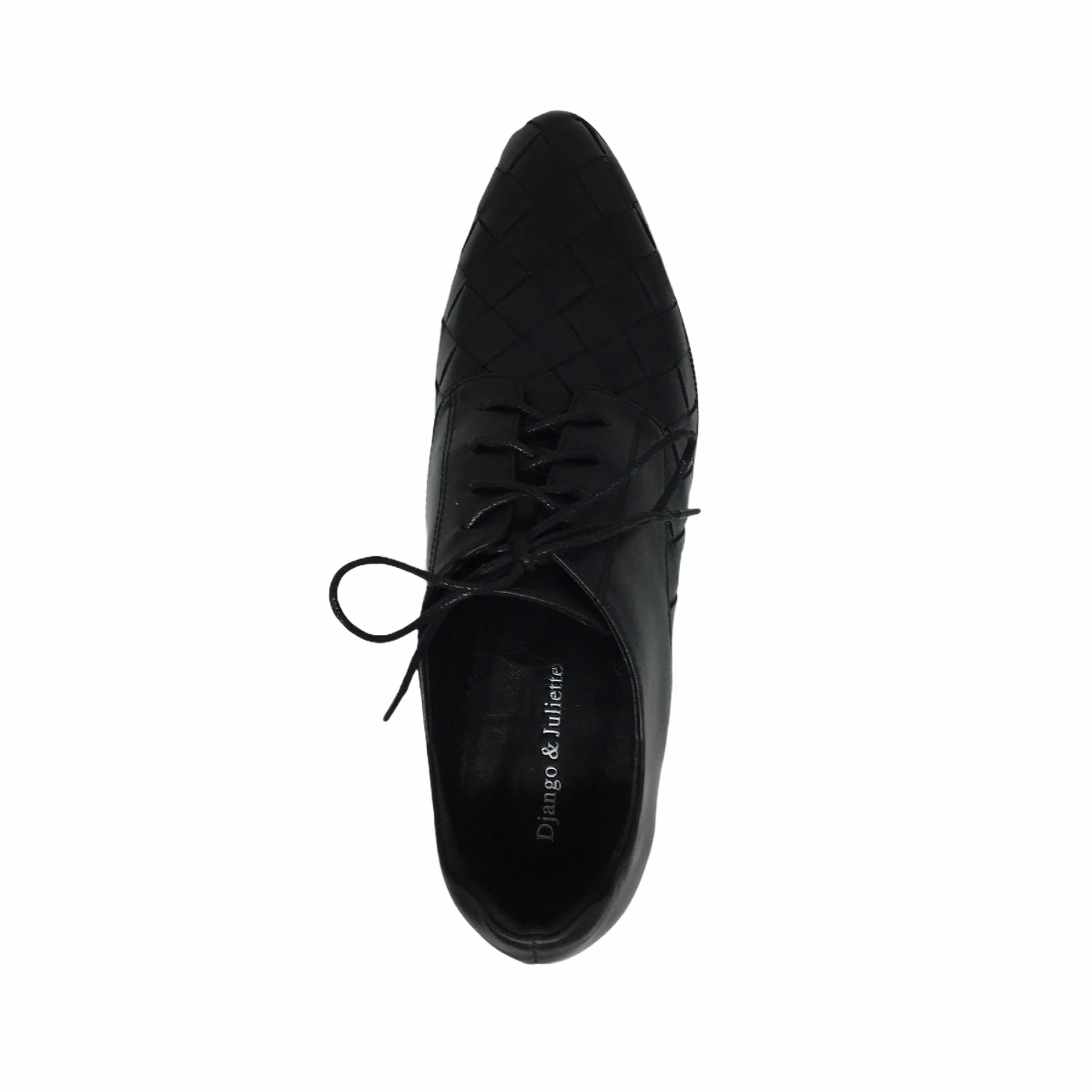 Django & Juliette Clint Leather Shoe ~ Mocca ~ Black