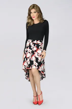 Fabulously Flowing En Femme Hi-Lo Dress