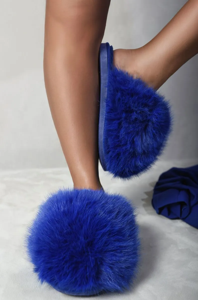 Fluffy Faux Fur Winter Slippers