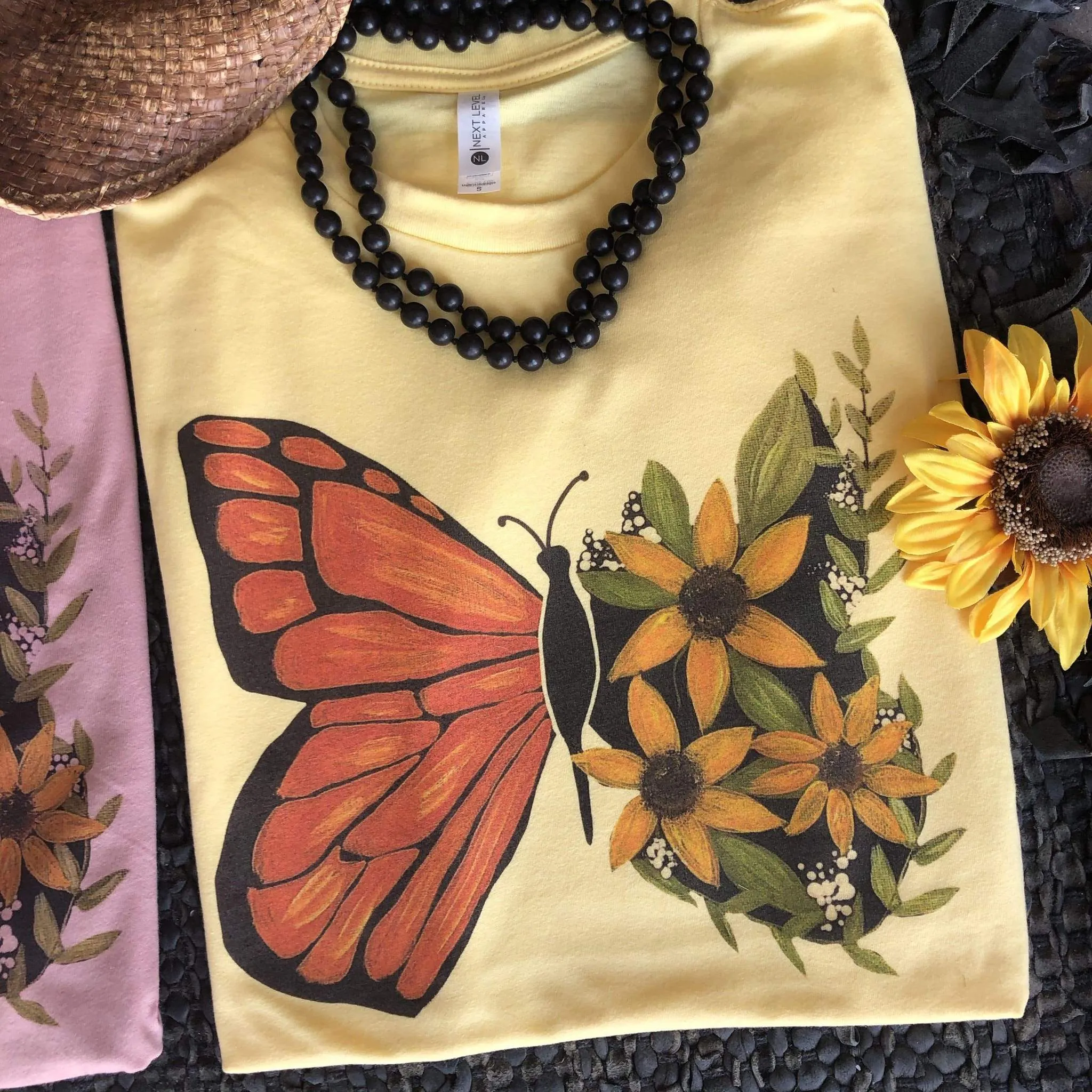 Flutter By Butterfly Tee~ Two Colors *Online Exclusive*