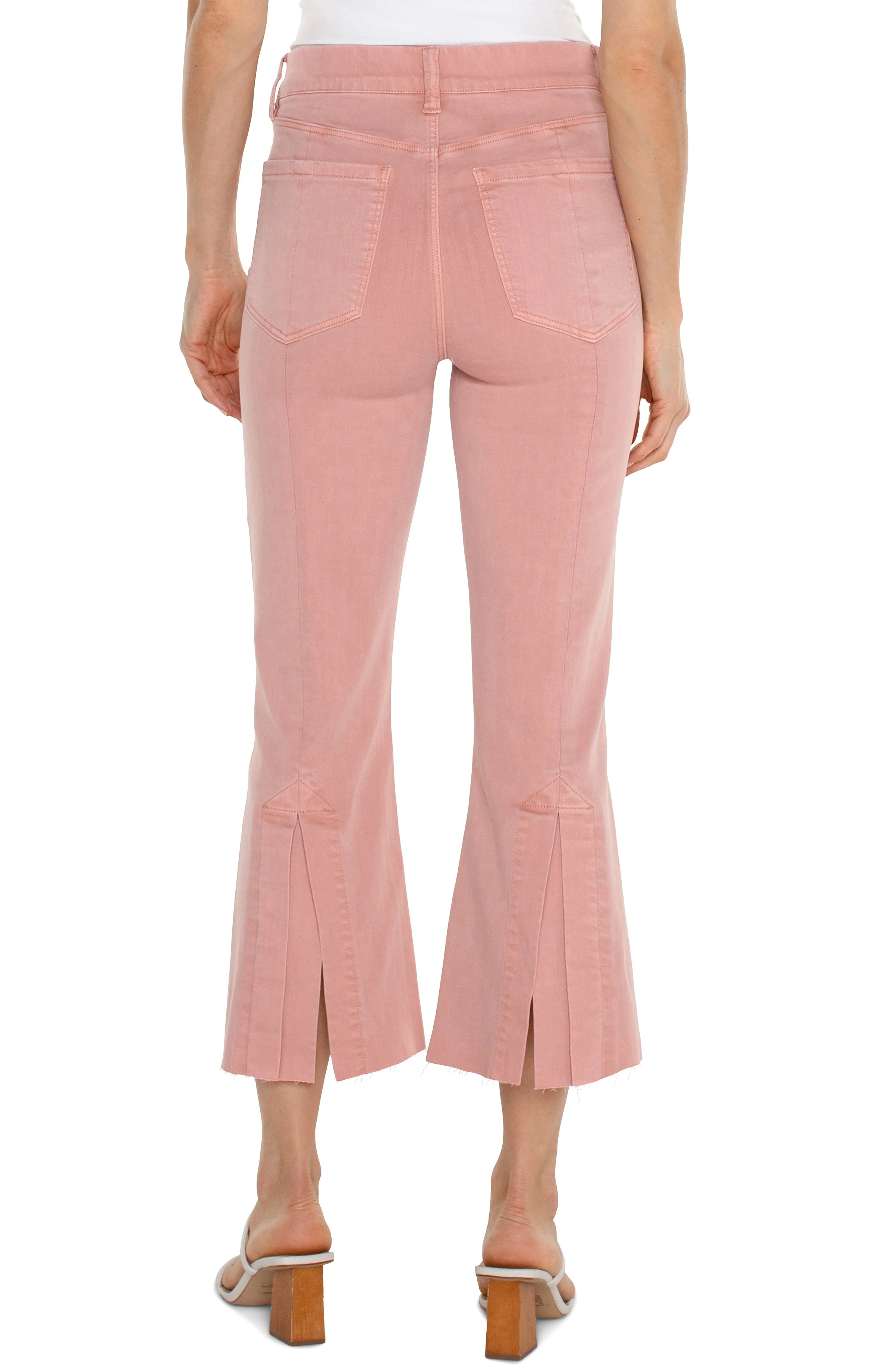 Gia Glider Crop Flare with Back Pleat