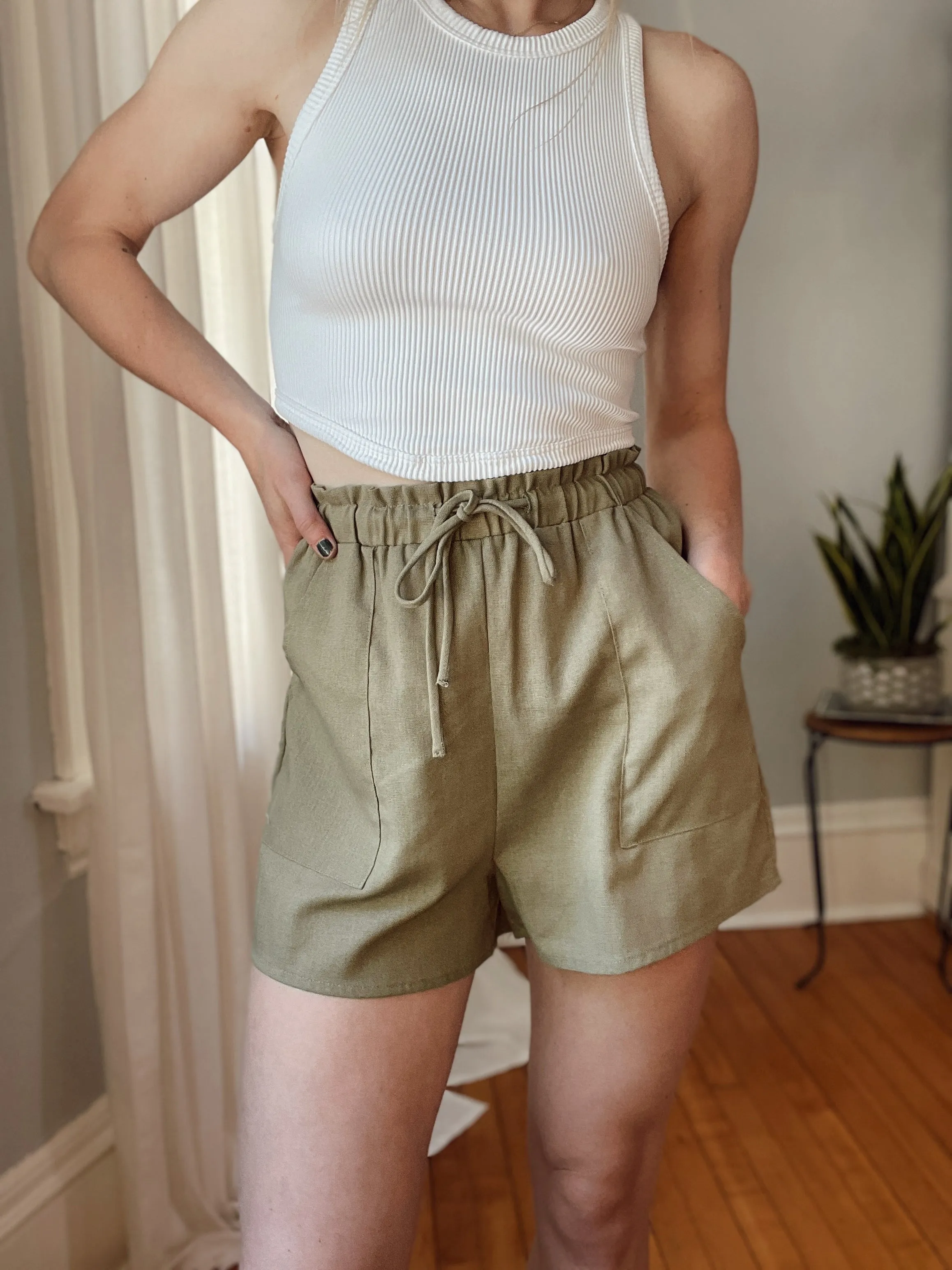 Hang Tight Linen Shorts