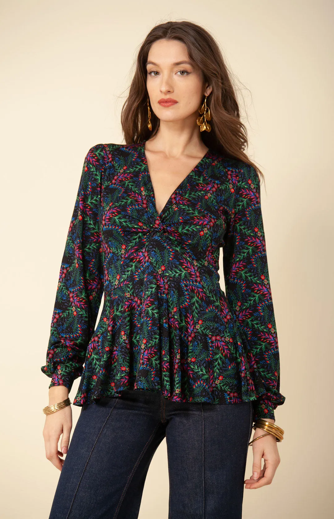 Inaya Jersey Twist Top