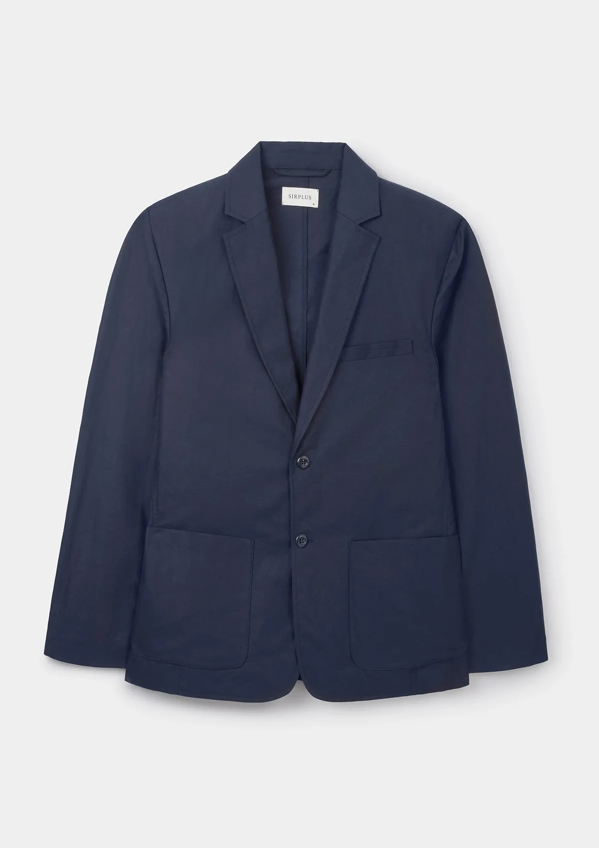 Ink Navy Cotton Linen Blazer