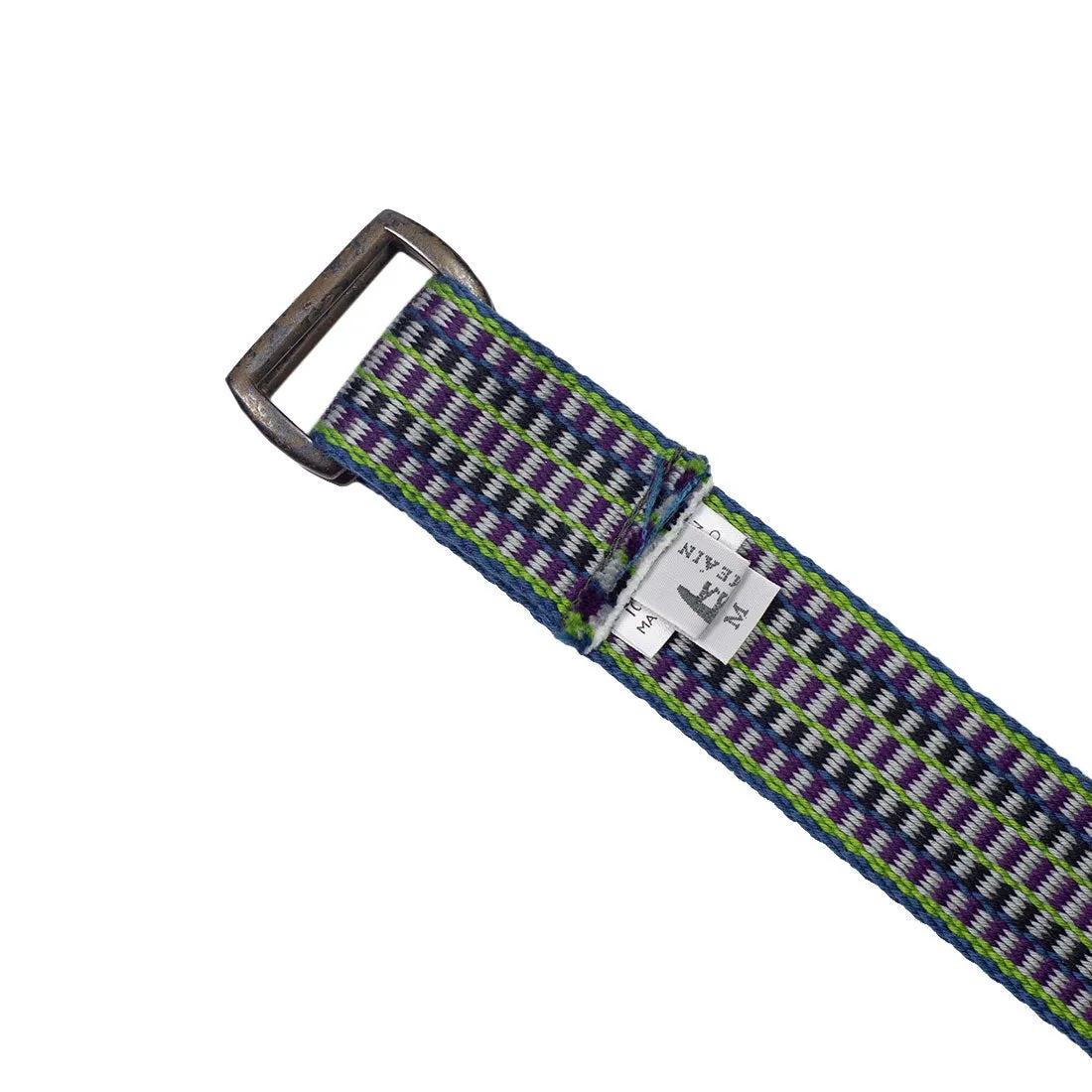 Irish fisherman's "crios" belt in "Meabh" purple, green, and blue