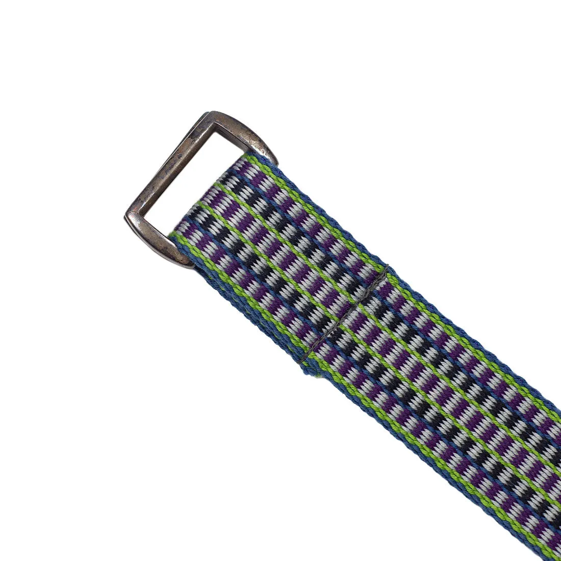 Irish fisherman's "crios" belt in "Meabh" purple, green, and blue