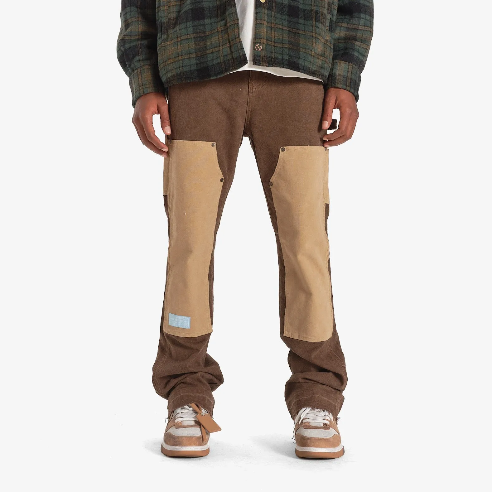 LEBANON CARPENTER DENIM (BROWN/TAN)