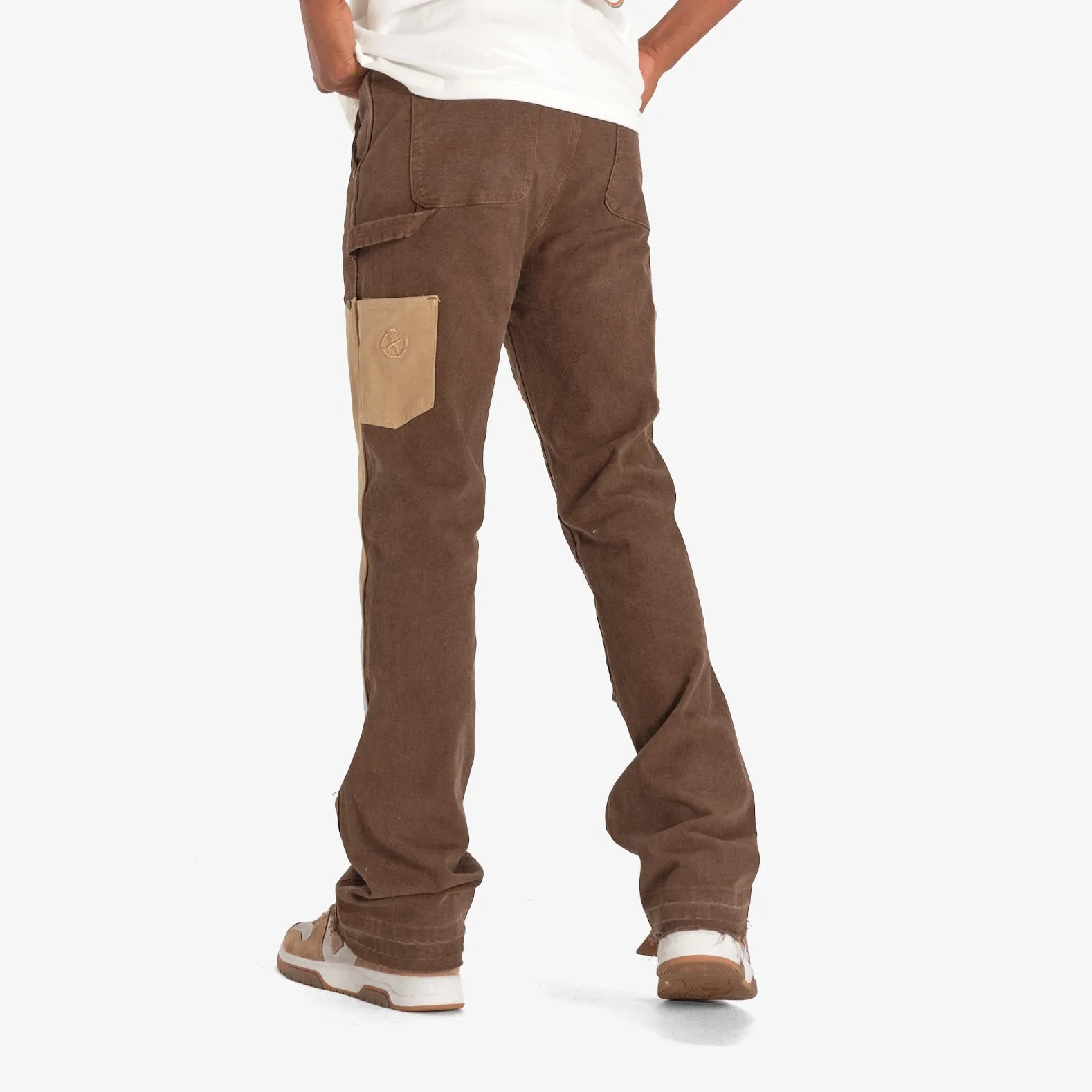 LEBANON CARPENTER DENIM (BROWN/TAN)