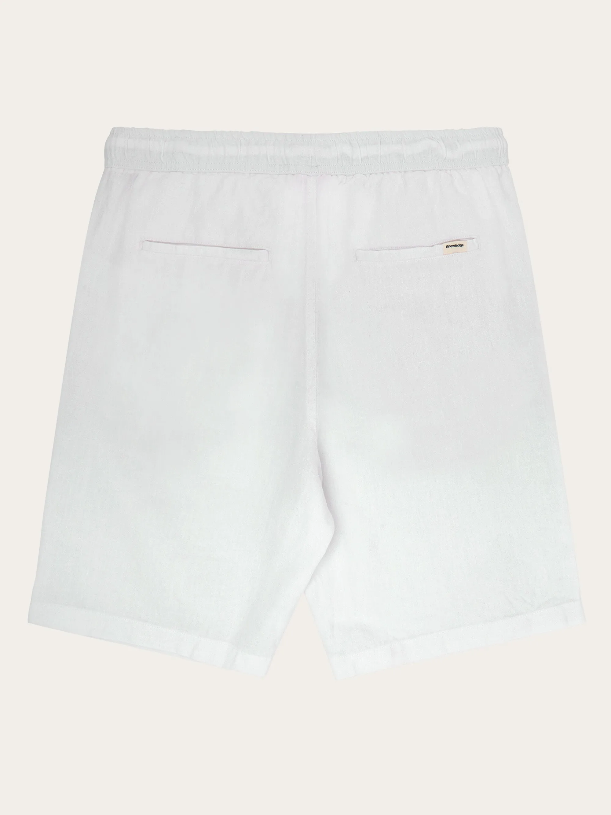 Loose Linen shorts - Bright White