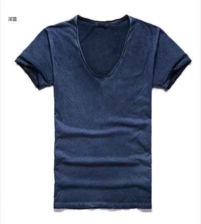 Men's V-Neck Cotton T-Shirt