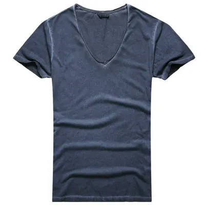 Men's V-Neck Cotton T-Shirt