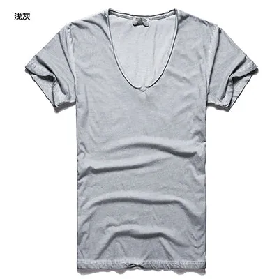 Men's V-Neck Cotton T-Shirt