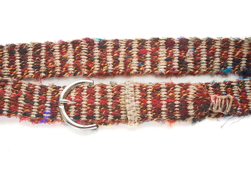 Multicolor Ecofriendly Hand Woven Unisex Hemp Belt