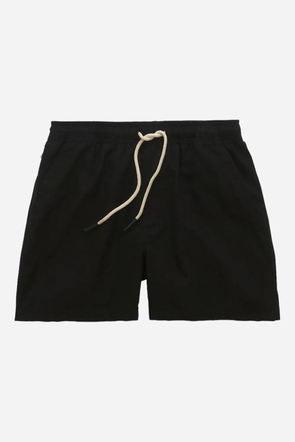 OAS Black Linen Shorts