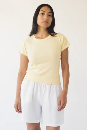 Pleated Linen Short