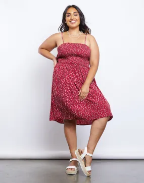 Plus Size Lumina Smocked Dress