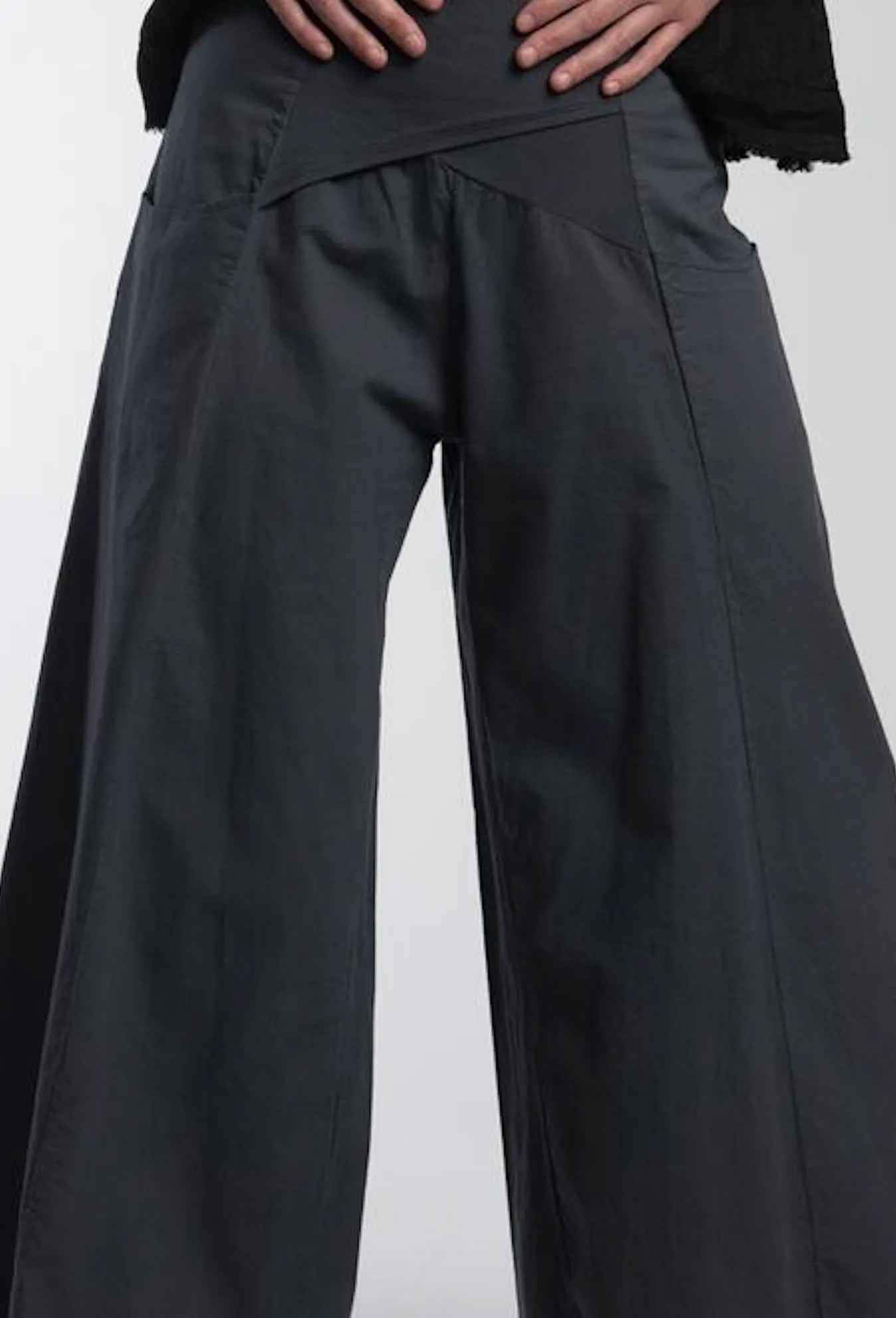 Poplin Palazzo Pant