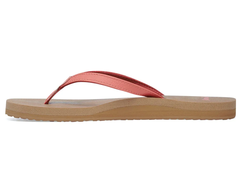 Sanuk Yoga Joy Sandal-Burnt Coral