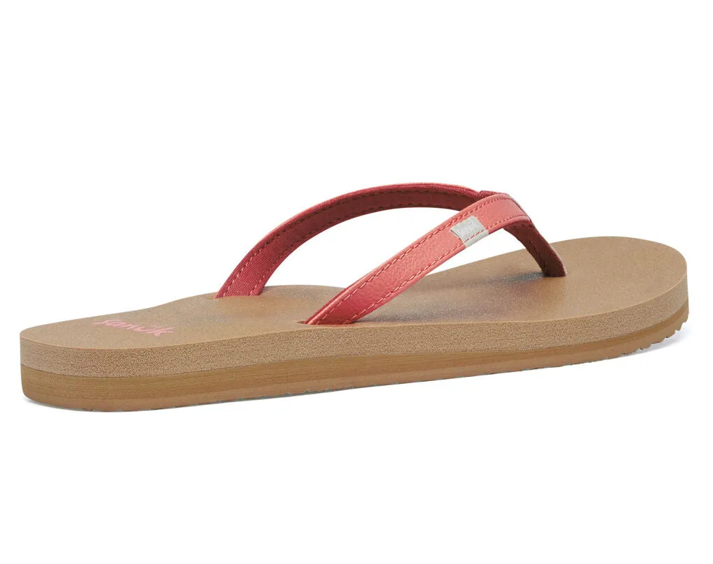 Sanuk Yoga Joy Sandal-Burnt Coral