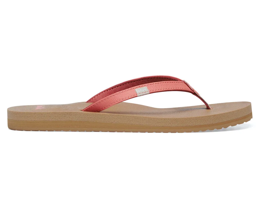 Sanuk Yoga Joy Sandal-Burnt Coral