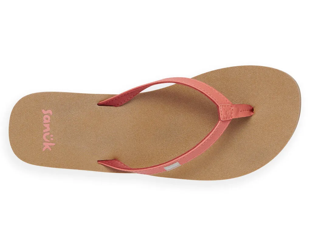 Sanuk Yoga Joy Sandal-Burnt Coral