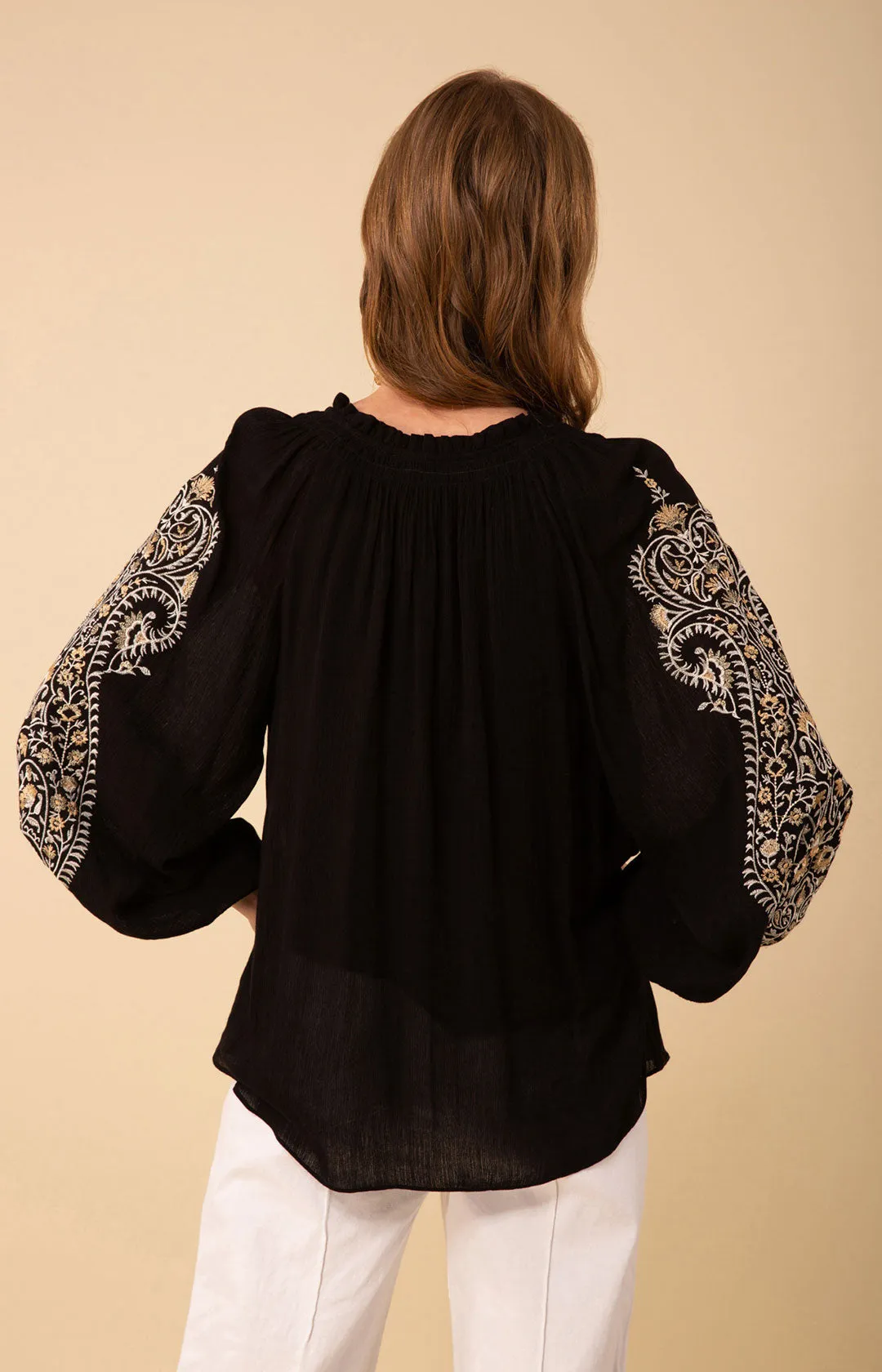 Sloane Embroidered Top