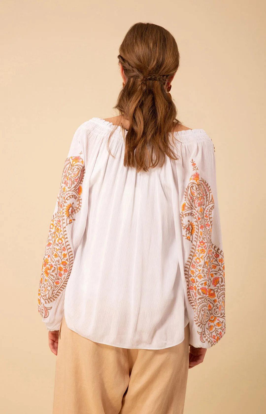 Sloane Embroidered Top