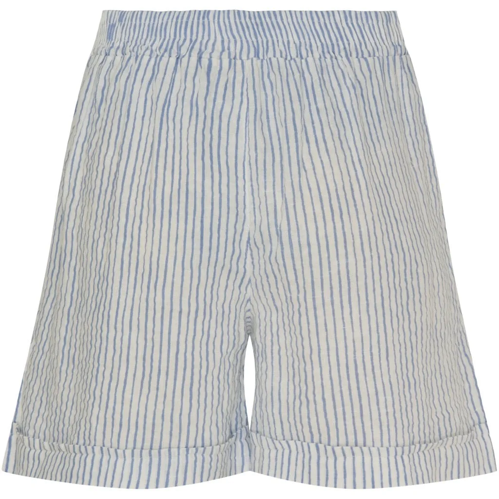 Sophia Blue Stripe Shorts