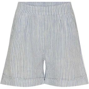 Sophia Blue Stripe Shorts