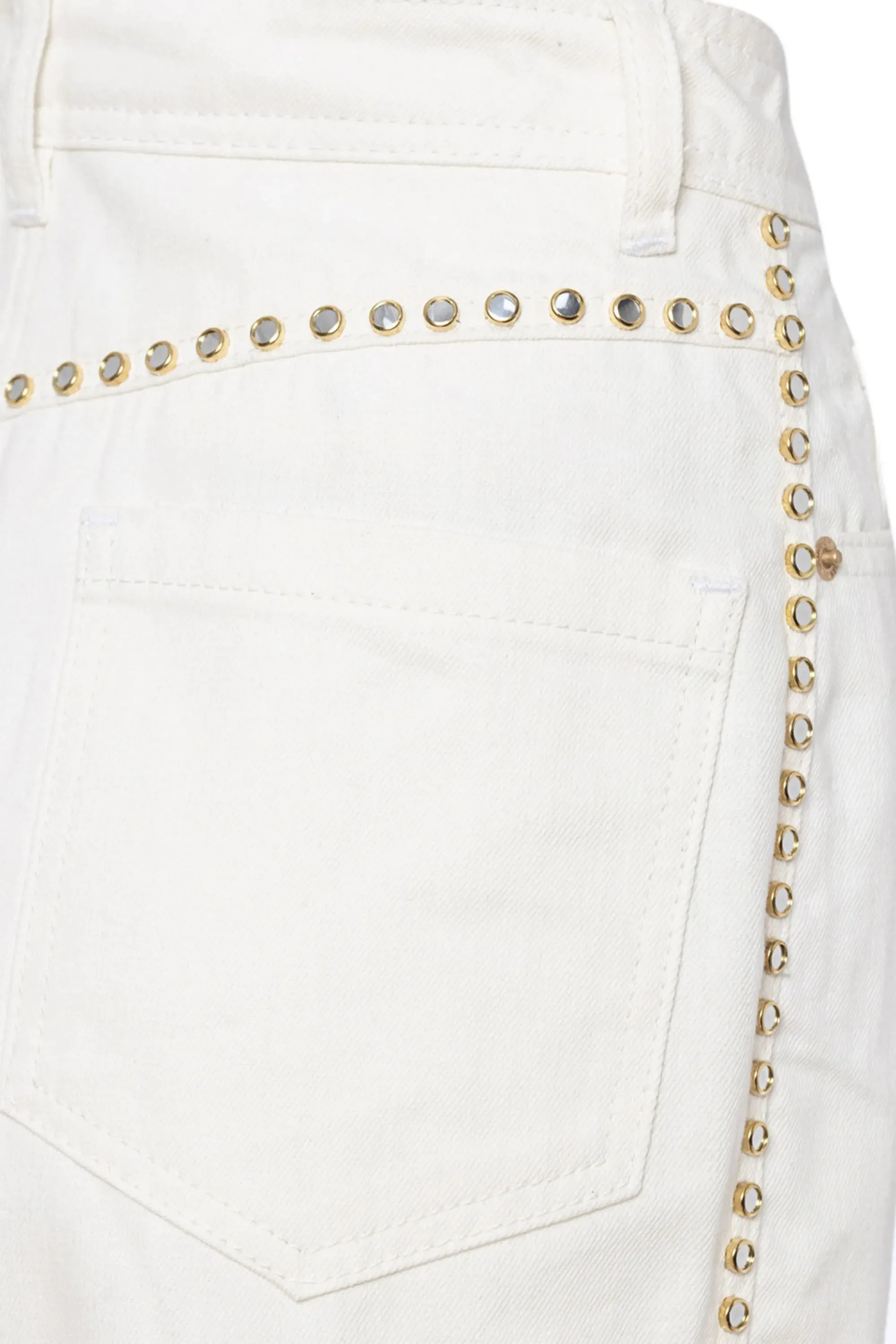 Studded Mom Denim Pants (Final Sale)