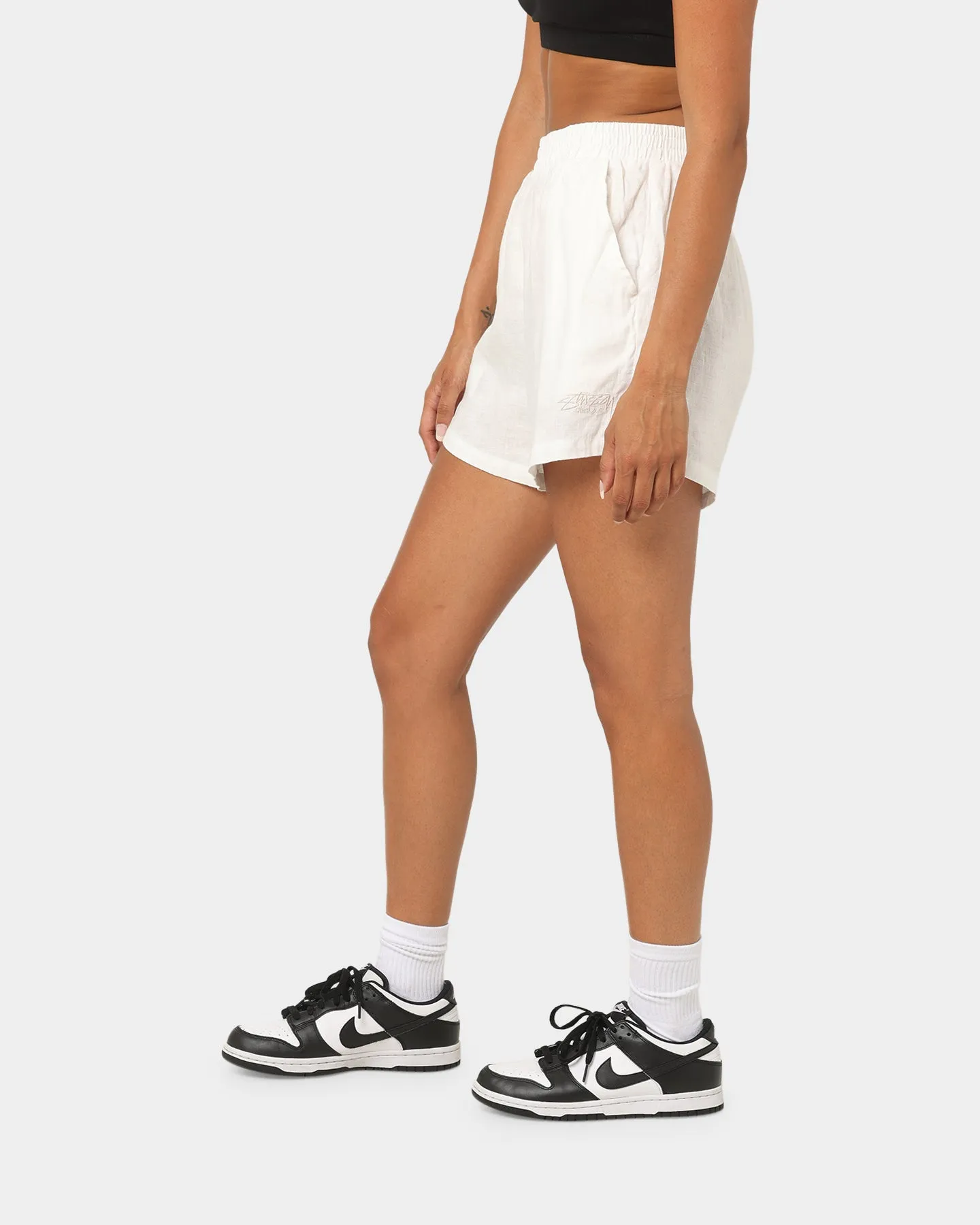 Stussy Women's Cali Linen Shorts White