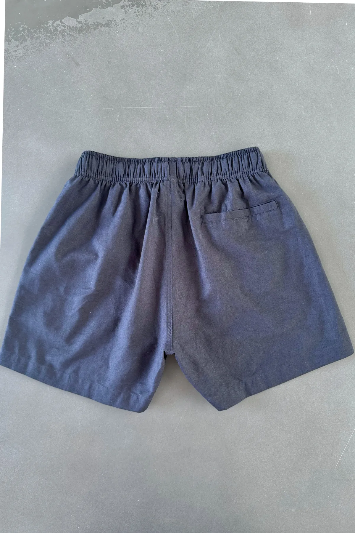 Summer Linen Shorts - Navy