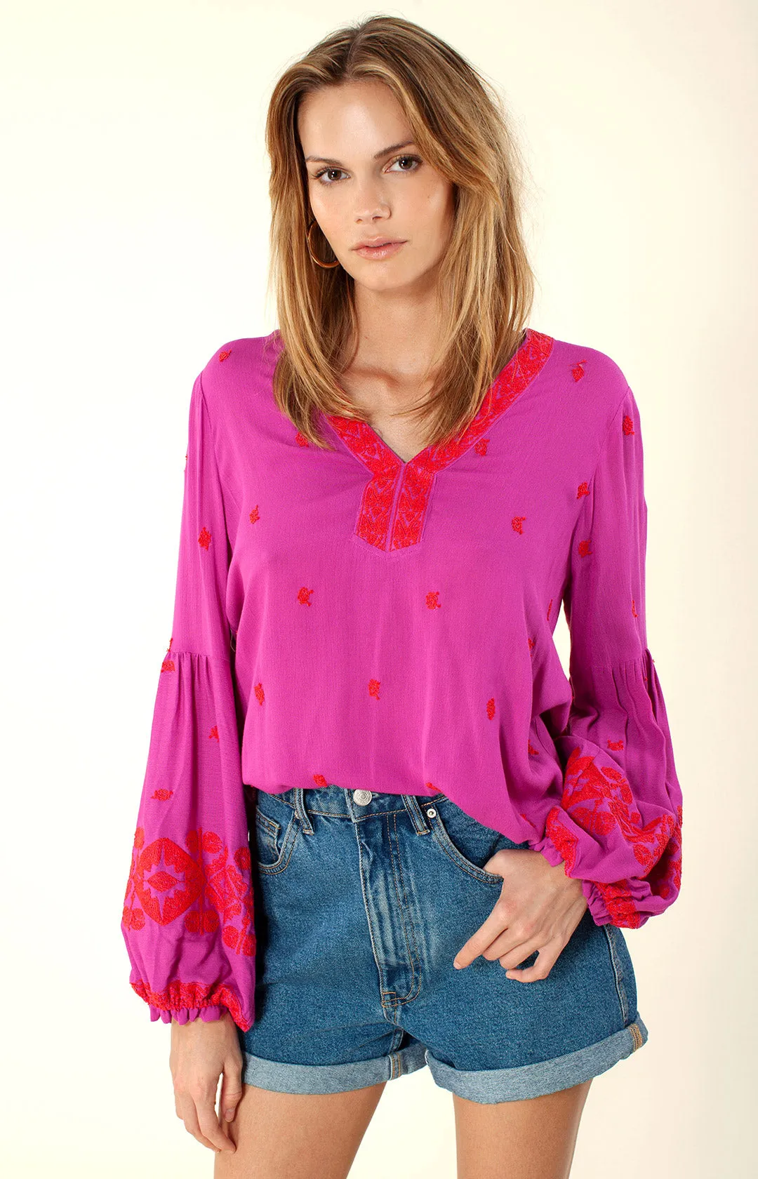 Tavanna Embroidered Top