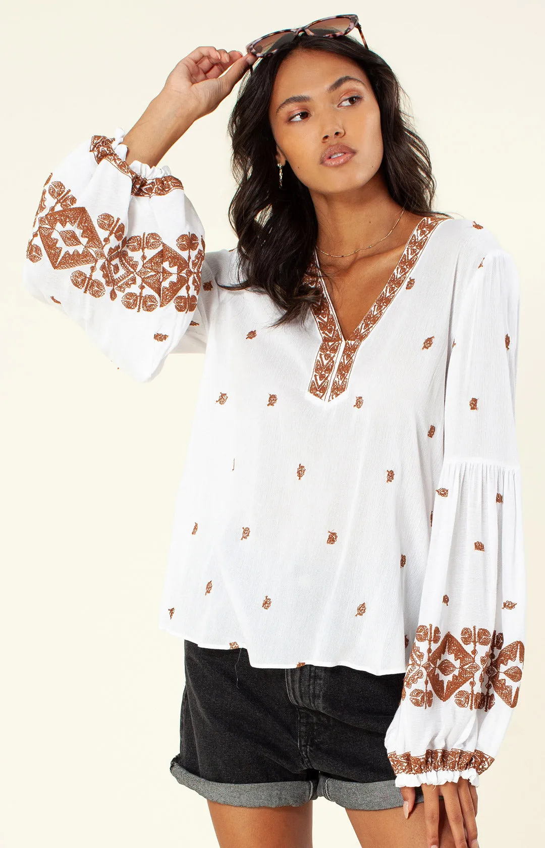 Tavanna Embroidered Top